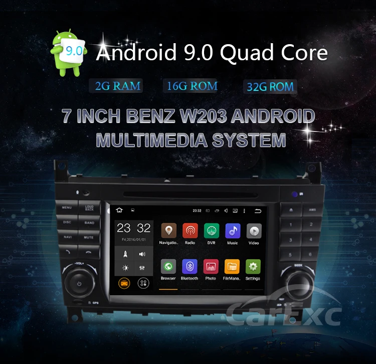 Perfect Android 9.0 Car Multimedia GPS Radio for Mercedes-Benz CLK-Class W209 2005-2006 C-Class W203 2004-2007 GPS Radio Carplay 0 Perfect Android 9.0 Car Multimedia GPS Radio for Mercedes-Benz CLK-Class W209 2005-2006 C-Class W203 2004-2007 GPS Radio Carplay 0