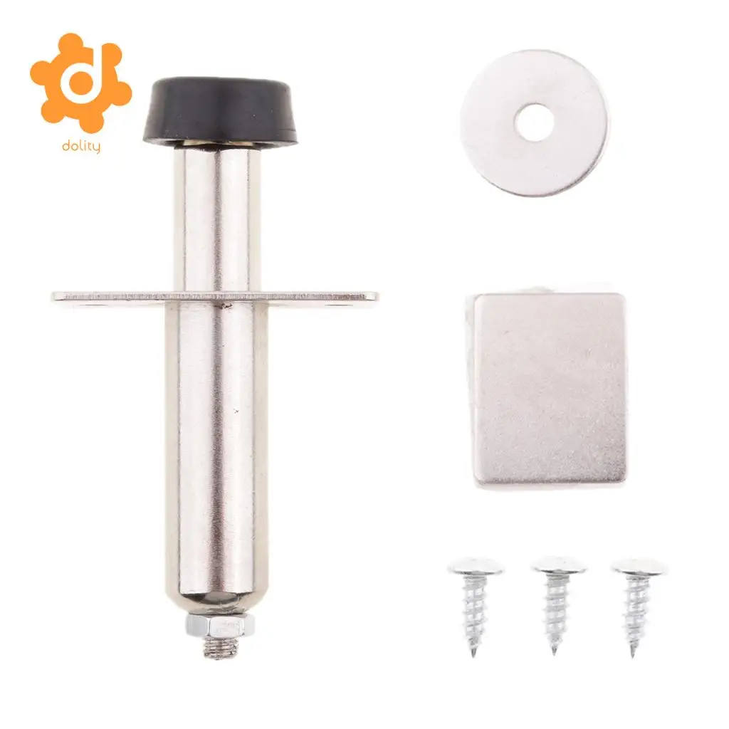 1 Set Universal Car Chrome Door Poppers Trunk Lock   Kits