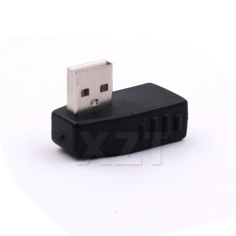 USB 2,0 A мужской и женский левый и правый угловой адаптер USB 2,0 AM/AF разъем для ноутбука ПК компьютер 90 градусов