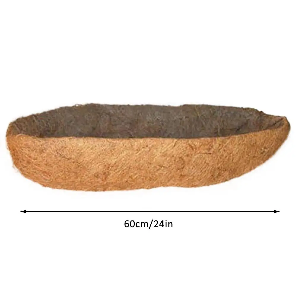 Cocoa Fiber Replacement Liner For Plastic Flower Pots Orchid Flower Pots Balcony Planting Coconut Palm Wall Hanging Decorations