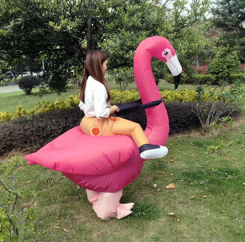 

Christmas, Halloween, flamingos, costume, cartoon, puppet, photo, prop, party, carnival, Easte