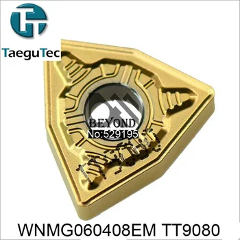 

Original TaeguTec WNMG060408EM TT9080 CNC Carbide Inserts WNMG060408 WNMG 060408 Lathe Cutter Tools CNC Turning Tool
