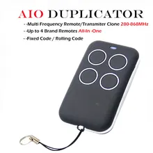 Doorhan benincà Porta Portão FAAC Sommer Handsender Replacment AIO Duplicador de Controle Rolling code código fixo 280-868 mhz