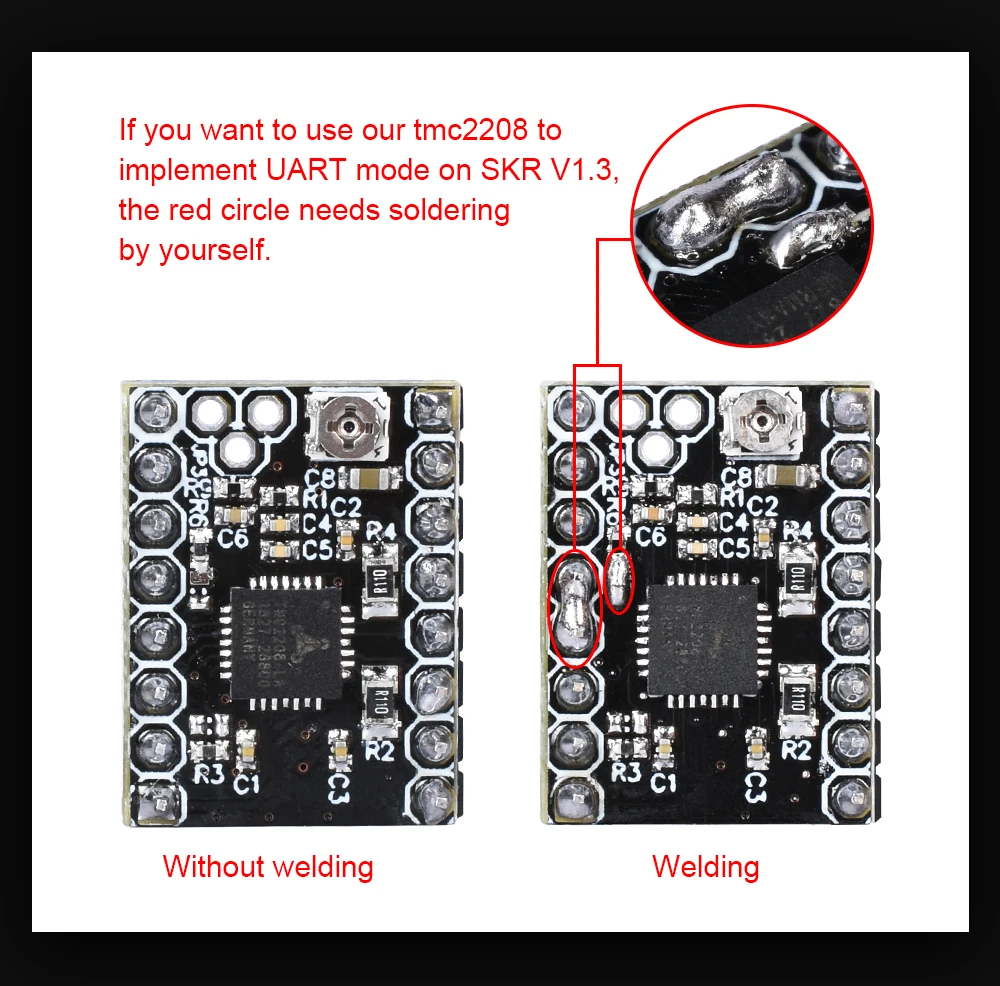 BIGTREETECH SKR V1.3 плата контроллера 32 бит+ TMC2208 UART TMC2130 SPI A4988 VS MKS GEN L E3 DIP для Ender 3 PRO/5 3d принтер