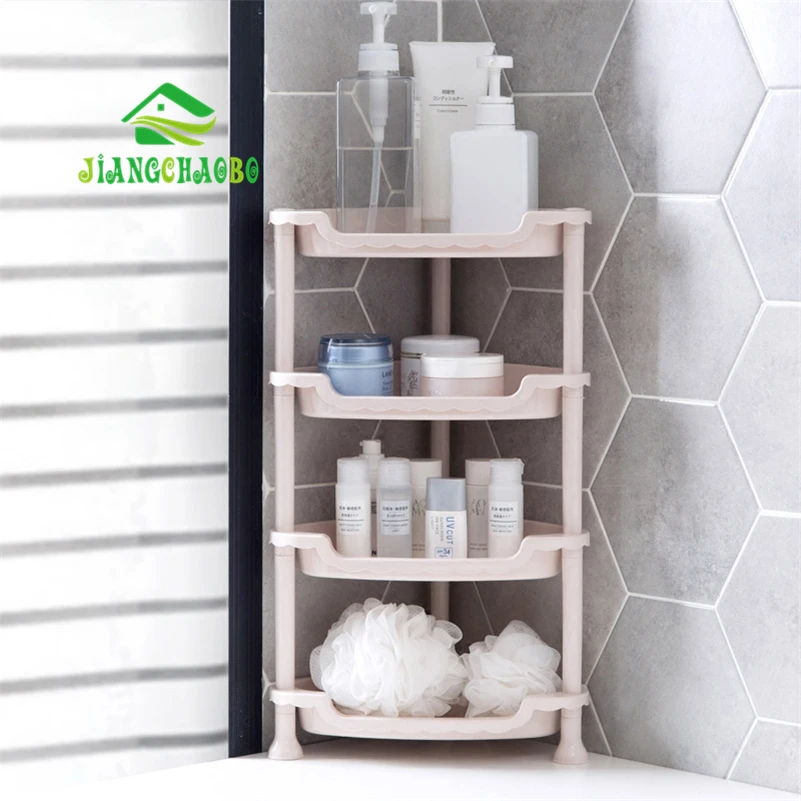

JiangChaoBo Plastic Multi-Layer Management Rack Kitchen Countertop Shelf Bathroom Floor Cosmetics Storage Rack Storage Rack