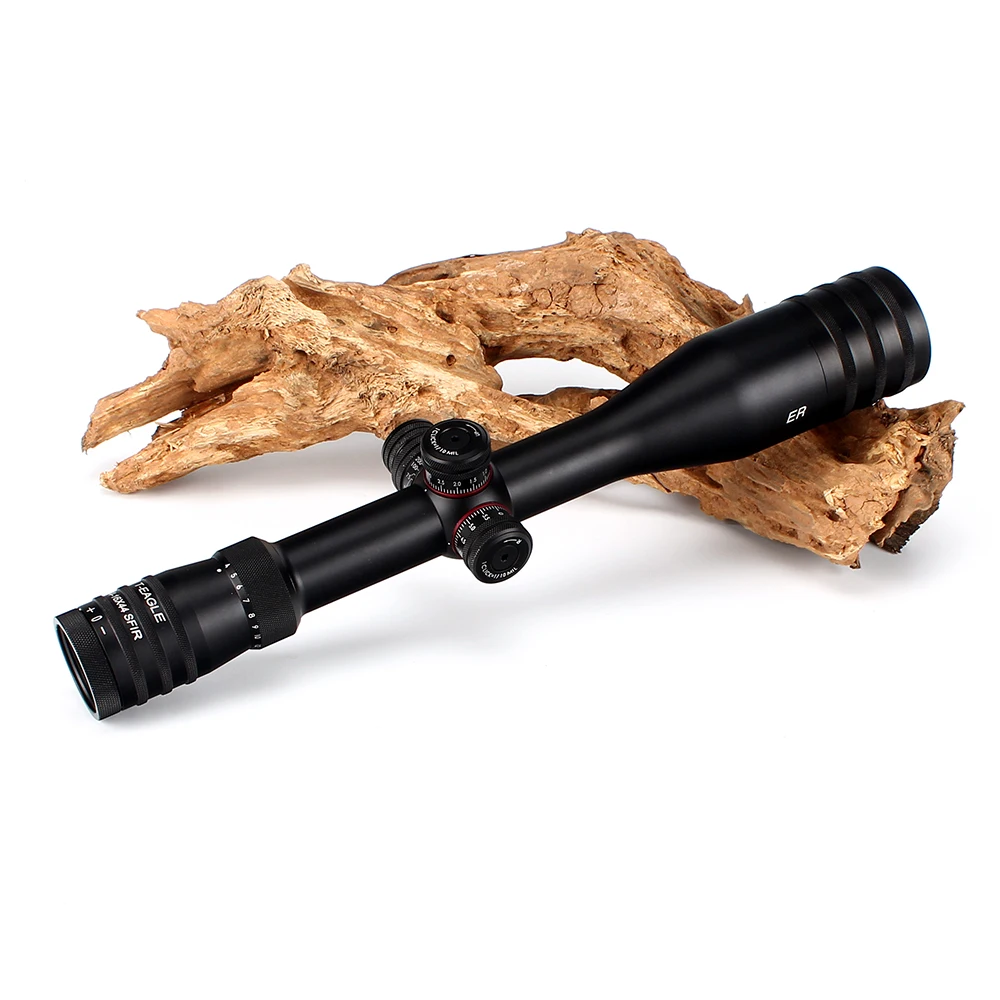 T-Eagle ER 4-16X44 SFIR Hunting Riflescope Side Parallax Glass Etched Reticle Turrets Lock Reset Built-in Bubb Level Rifle Scope (7)