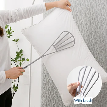 

Bedroom Carpet Rug Dust Removal Beater Household Cleaning Mats Handheld Dusters Long Handle Plastic Bendable Quilt Beater