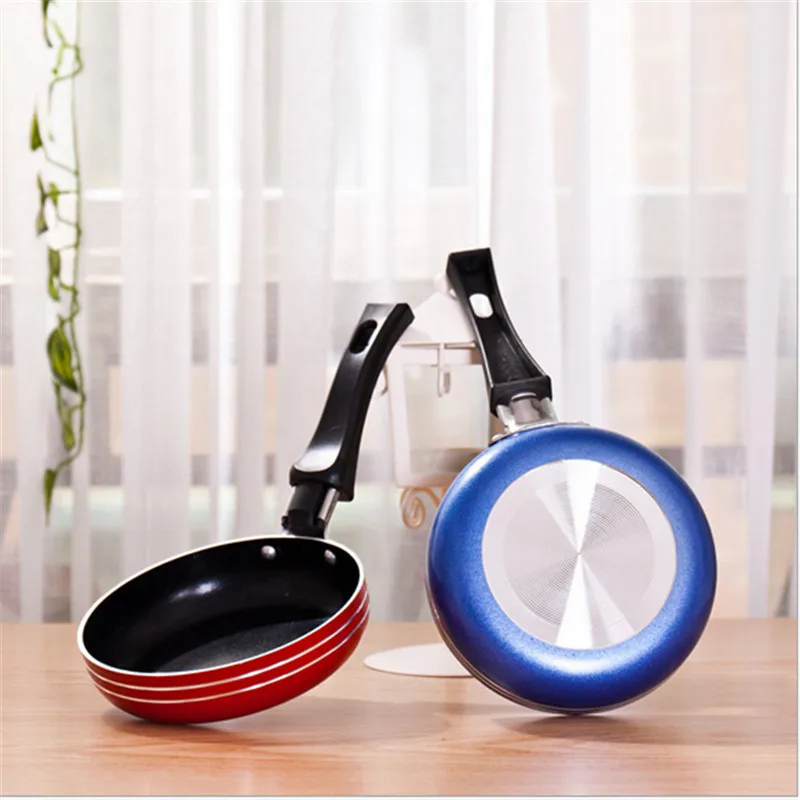 Europe Non stick Stainless Steel Frying Pan 12.5Cm Fried Egg Pancake Steak Pan Pot Frying Pan