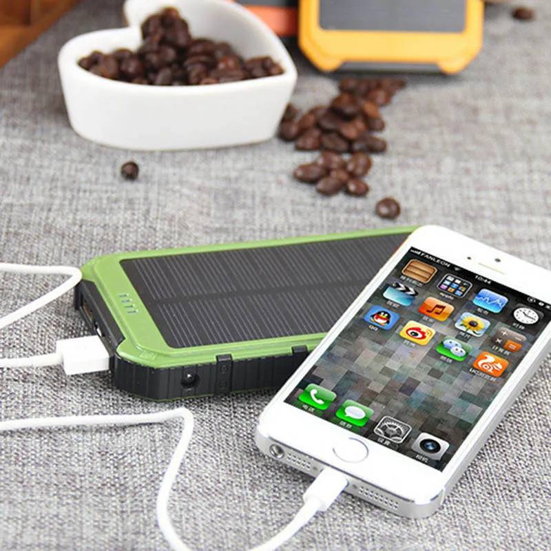 

Etmarkit High Quality Solar Energy Mobile Power Bank Nesting Portable Wear-resistant 900-1200mA Mobile Power Box