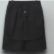 27-44 мужская одежда GD стилист волос Подиум Мода поддельные две части Пятиточечные шорты кулот плюс размер костюмы