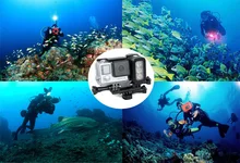 30 Meters Underwater Waterproof Diving LED Gopro LED Light Spot Lamp for GoPro Hero 5 4 3+ 3 2 SJCAM XIAOYi Sport Cameras