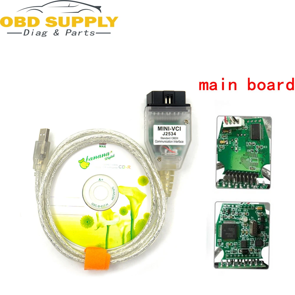

Latest MINI VCI Interface V10.30.029 FOR TOYOTA TIS Techstream J2534 OBD2 OBDII Diagnostic Tool
