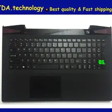 95% / верхний чехол для lenovo Y50-45 Y50-30 Y50-70 Подставка для рук верхняя крышка американская клавиатура верхняя крышка w/сенсорная панель с подсветкой