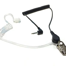 10 xNEW 3,5 мм JACK полиции слушать только акустическая тайное трубки Динамик гарнитура для динамик MIC для Motorola, для Kenwood двухстороннее радио