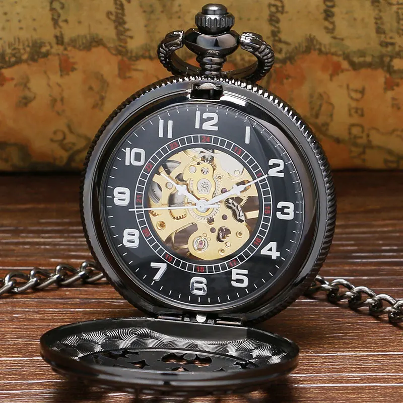 Ручной полуавтоматические Механические карманные часы для папы, папы, подарок для папы, подарки на день отца, высокое качество, P853C