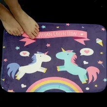 Ванная комната индивидуальные Коврики мультфильм лошадь печатных Гостиная ковры 3D Пол Коврики для кровати комната Anti-Slip Tapete