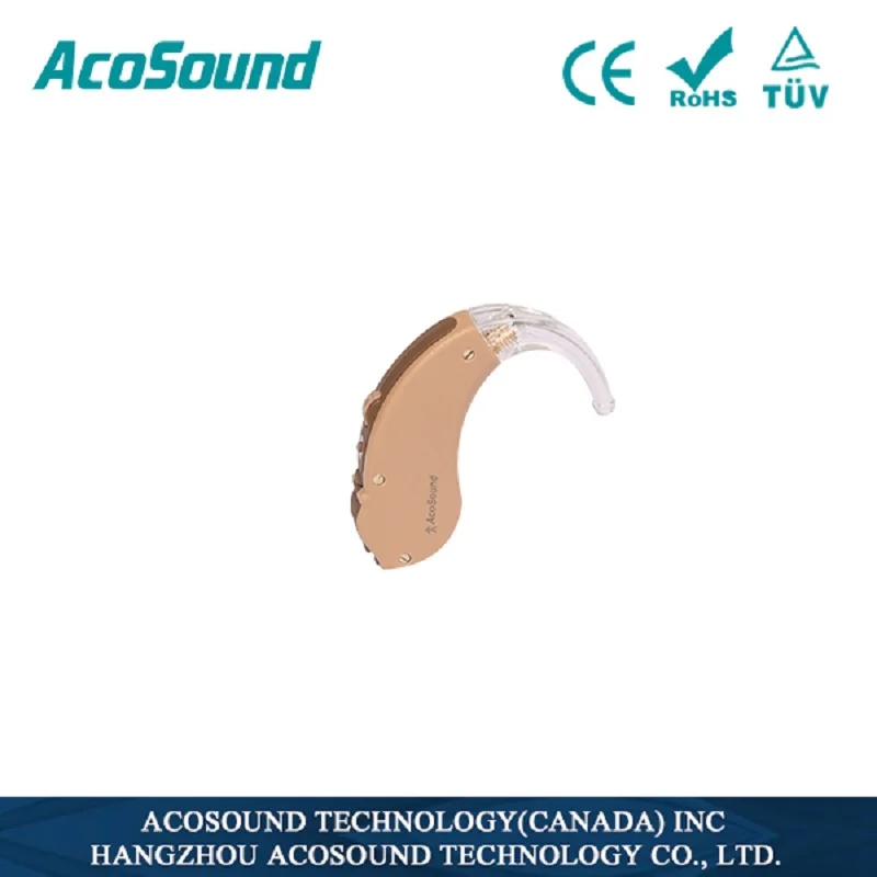 Acosound 610bte Ушной уход Инструменты Цифровые слуховые аппараты программируемый 6 Каналы БТЭ ухо слуховые аппараты устройства