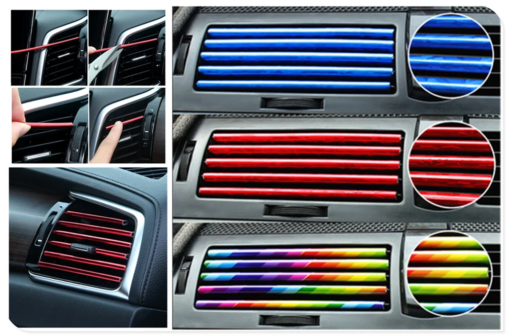 Striscia Decorativa Cromata Lucida A Forma Di U Modificata A Forma Di U Per Bmw M8 M550I M550D M4 M3 M240I M140I 530I 128I