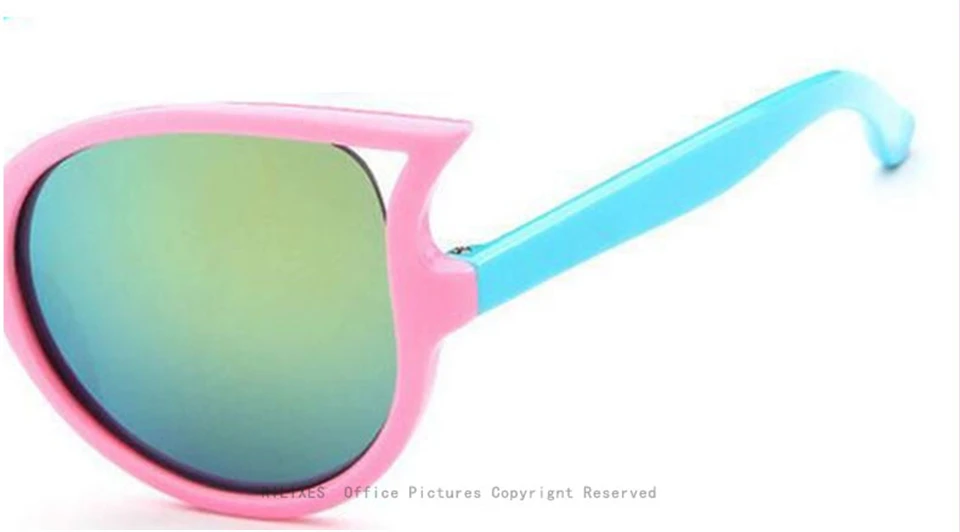 RILIXES Для детей солнцезащитные очки Симпатичные в форме сердца UV400 солнцезащитные очки мода кадр очки для маленьких девочек очки Óculos De Sol