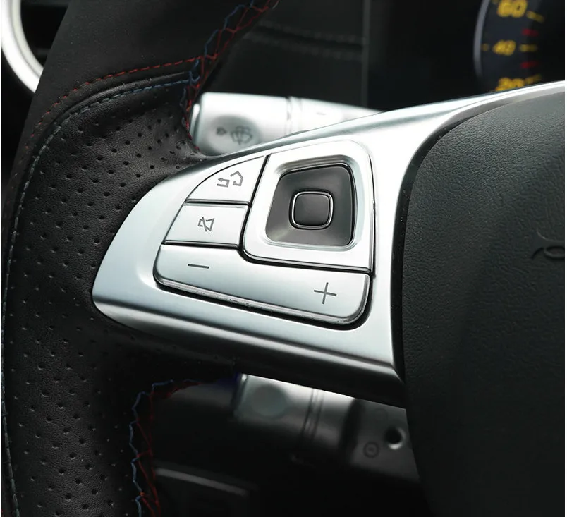 Кнопки на руль автомобиля внутренняя отделка для Mercedes Benz E Class W213 2016-18