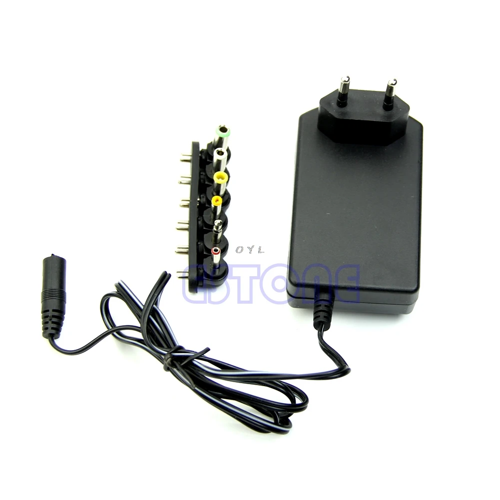 

Universal AC DC Adapter Converter Power Supply 3/4.5//6/7.5/9/12V 2.5A Charger