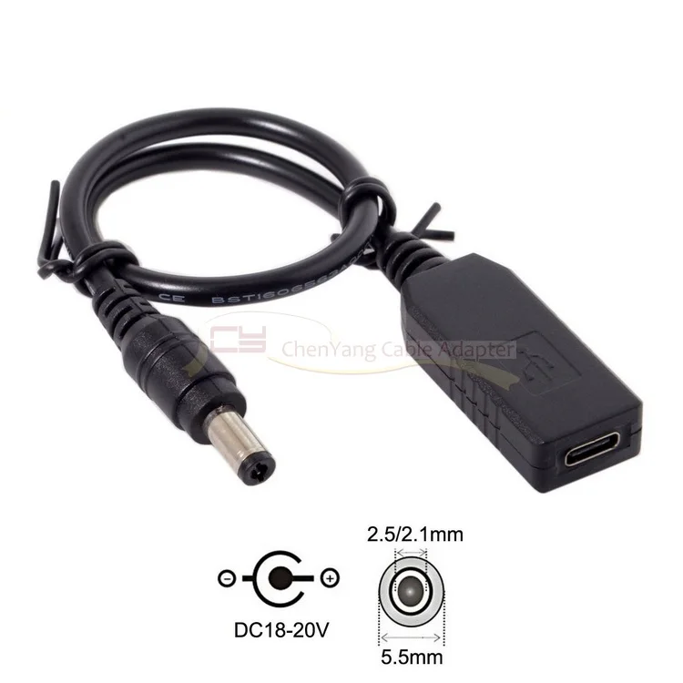 Эмулятор питания с разъемом USB 3 1 типа C и питанием от 20 В постоянного тока 5 2 мм