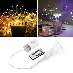 Новинка DIY светодио дный LED Fairy String Light 100 120 светодио дный 150 LED S на батарейках праздничный свет с пультом дистанционного управления для