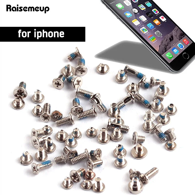Screws Full Screw Set for iPhone 6 6s 6plus 4 4S 5 5S 5C Repair bolt Complete Kit Replacement Parts Screws Fix phone Accessories afbeelding