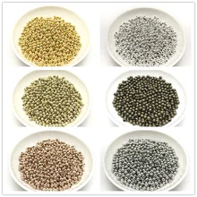 500/200/50 шт в наборе 2/4/6 мм золото/серебряные металлические бусины Гладкие бусины для самостоятельного изготовления ювелирных изделий браслет Цепочки и ожерелья