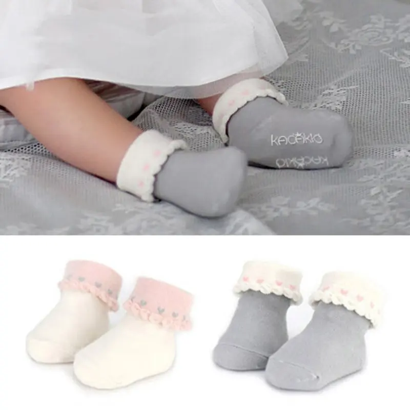 0 4Y Toddler Kids Baby Boy Girl Socks Cotton Breathable Anti Slip Ankle ...