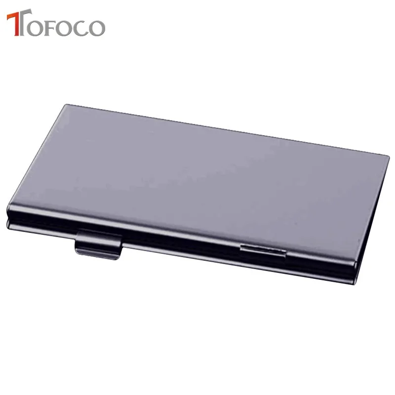 2017 TOFOCO Aluminium Alloy Micro for SD MMC TF Memory Card Storage Box Protecter Case 4x for SD Card 8 x Micro SIM Card