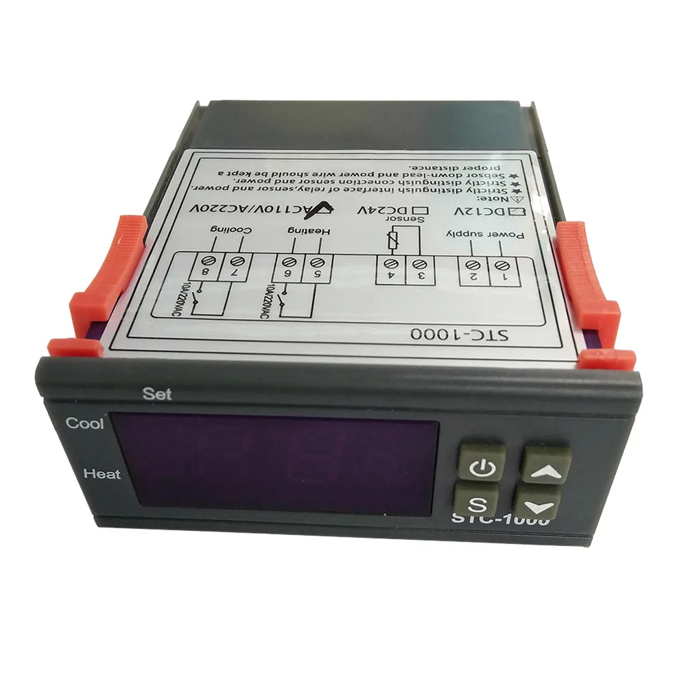 

SONOFF STC-1000 Digital All-Purpose Temperature Controller Thermostat With Sensor With LCD display