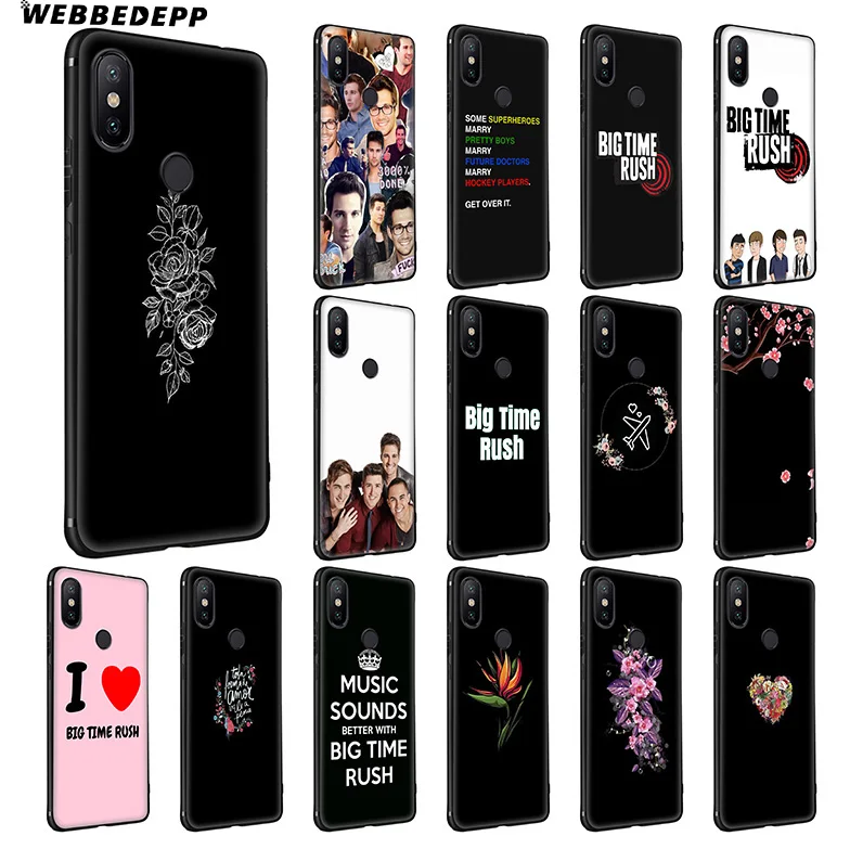WEBBEDEPP Big Time Rush Soft Silicone Case for Xiaomi Redmi Note 7 6 6A 5 4 4X 4A S2 Plus Pro Lite Go |