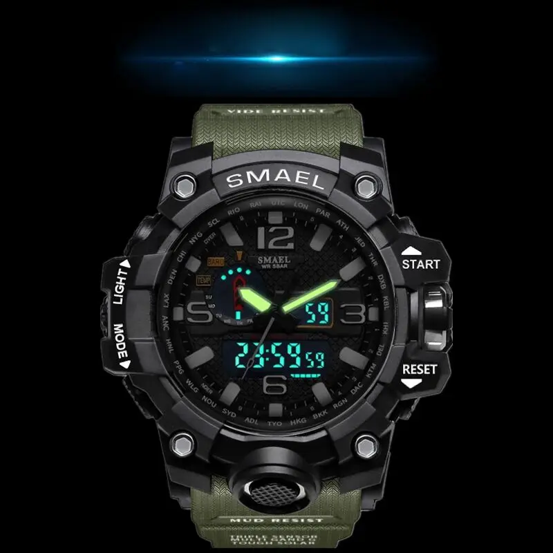 smael watch army green