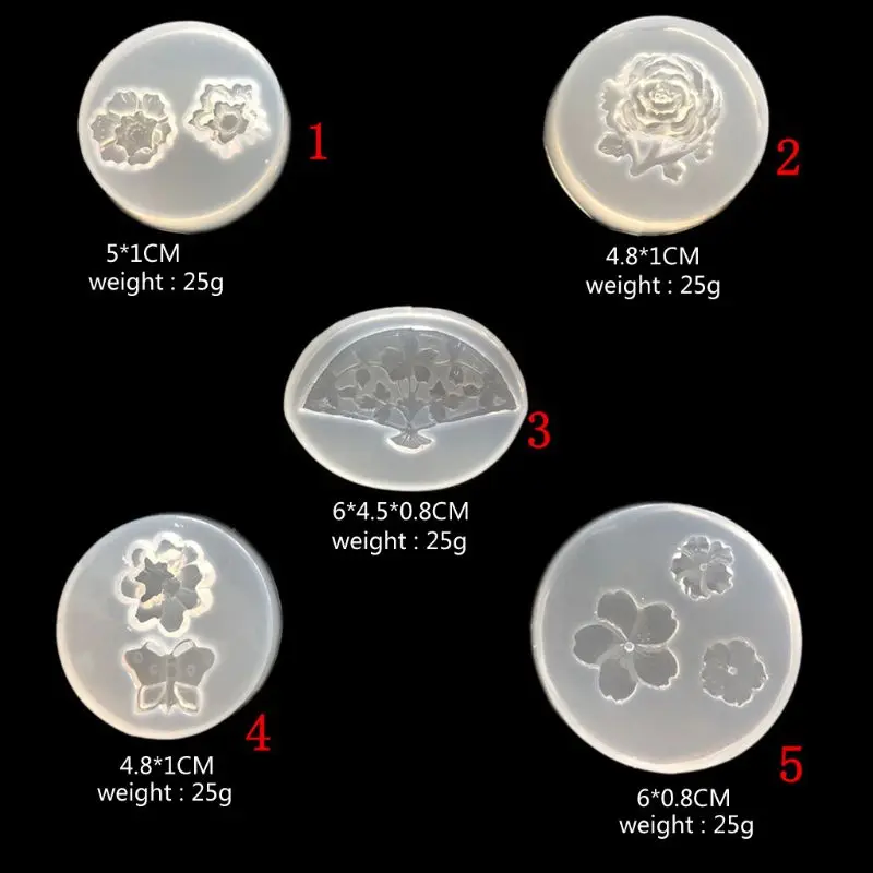 Цветок кулон литая эпоксидная смола форма силиконовая форма ремесло инструмент DIY Аксессуары Ювелирные изделия инструменты