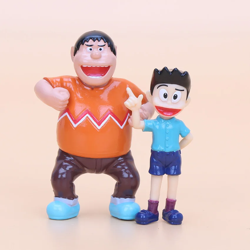 Фигурки Дораэмон 5 шт./компл. Nobita Sizuka Takeshi ПВХ экшн фигурки куклы игрушки 7 см мини