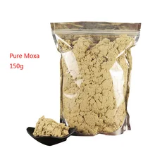 SHARE HO 40:1 Pure Moxa Artemisia Wormwood Burner Moxibustion Acupuncture Point Warm Heating Therapy Chinese Moxa Mugwort 150g ten years old moxa roll chinese pure mox roller stick rolls moxibustion mugwort moxa artemisia acupuncture massage therapy