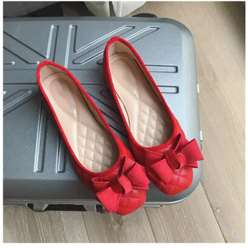2018-Women-Fashion-Spring-Ladies-Pointed-Toe-Flat-Ballet-Flock-Shallow-Shoes-Loafers-Slip-On-Casual (3)