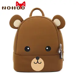 NOHOO 3D Дети Рюкзаки для обувь девочек мальчиков детские школьные ранцы милый мультфильм медведь малыша рюкзак mochila infantil