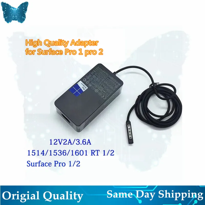 

High Quality 12V/2A 3.6A 48W AC Adapter tablet pc charger for Microsoft Surface Pro 1 2 RT1 2 1514 1536