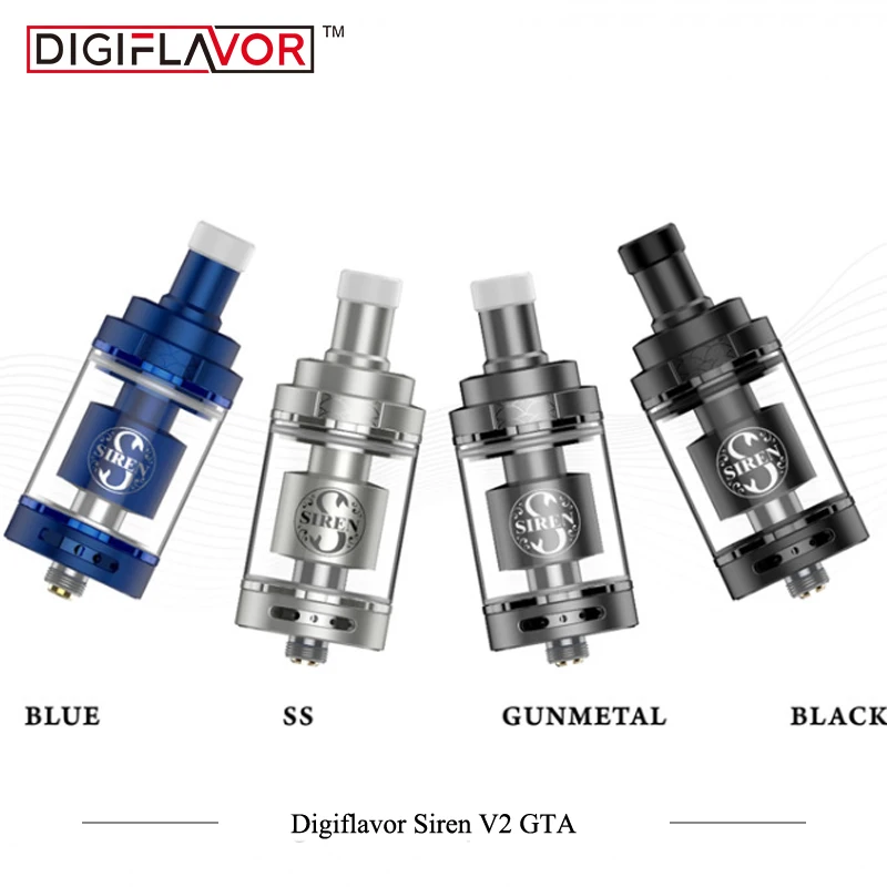 Оригинальный атомайзер Digiflavor Siren V2 GTA MTL бак 24 мм версии 4 5 мл Genisis обновленная