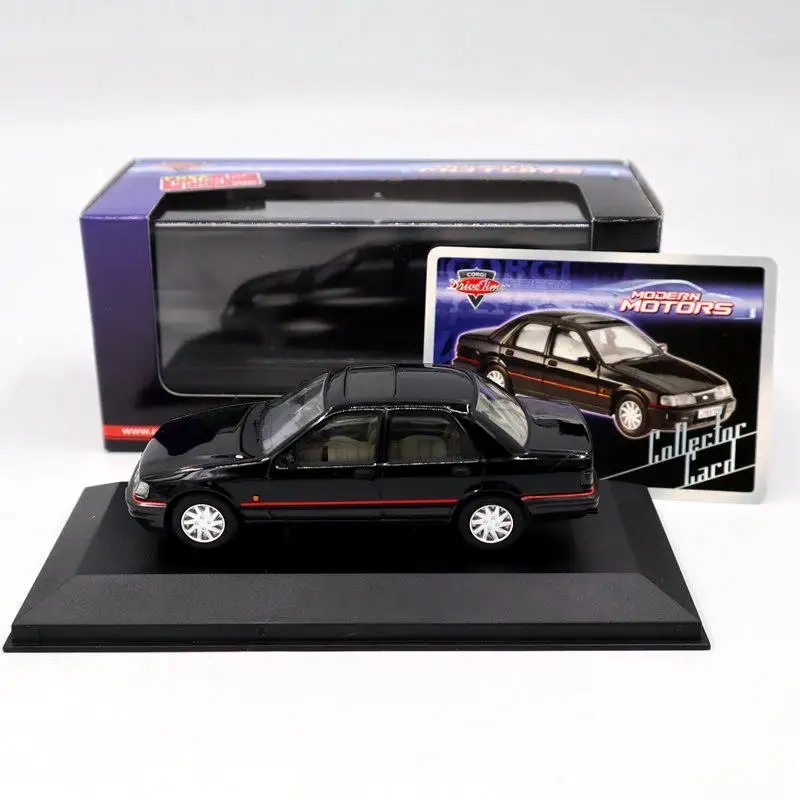 1:43 Corgi LLEDO Vanguards Ford Sierra Sapphire GLS Black VA09901 литые модели игрушечных автомобилей с