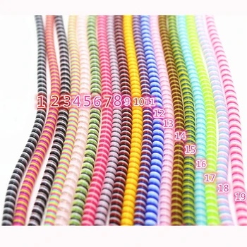 

1000 pcs 1.4M USB Charging Data Line Cable Protector Wire Cord Protection Wrap Cable Winder Organizer For Phone