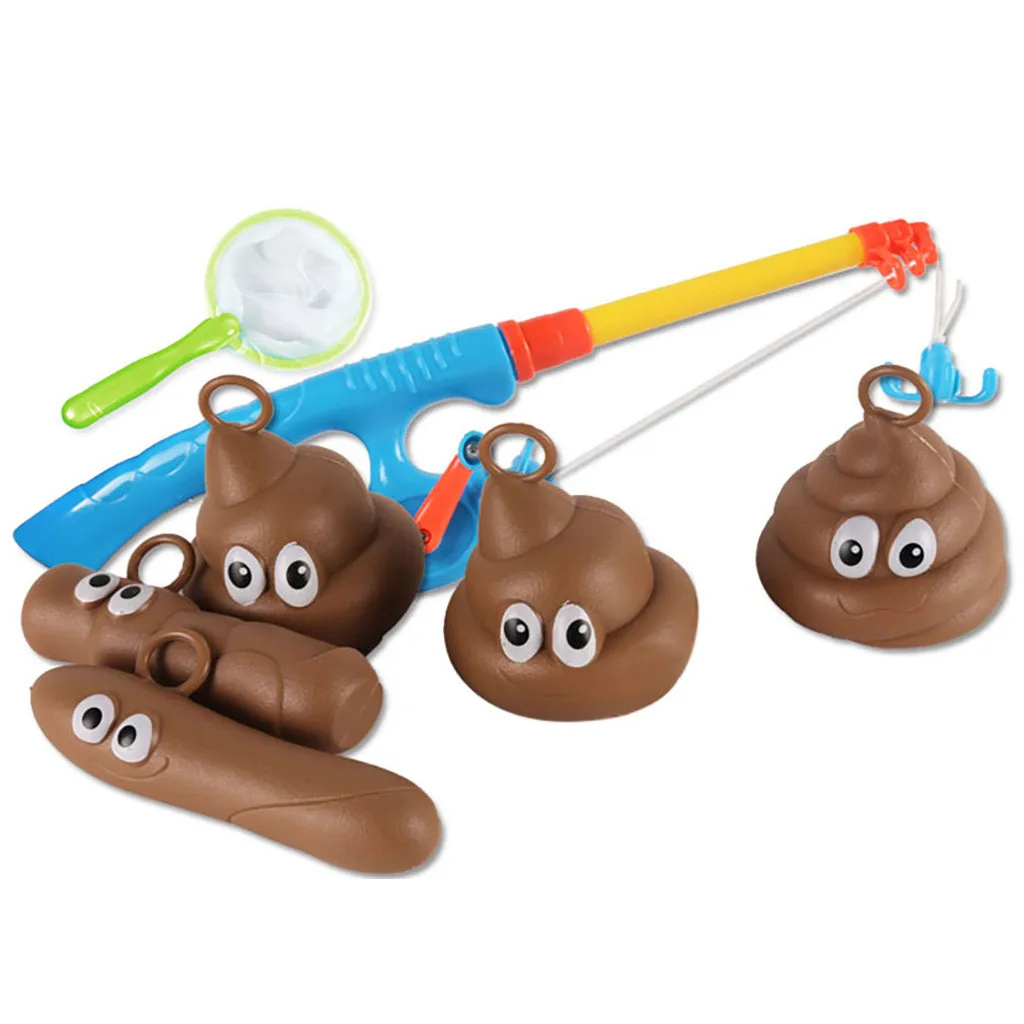 Poo Ванна игра рыбалка морской биологический когнитивный Рыбалка для взрослых
