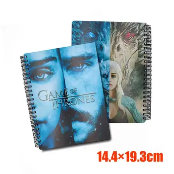 Game of Thrones Notebook Classic Figure Sketch Book MemoPad Workbook Office Study School WritingPad Stationery Supplies Gift Hot