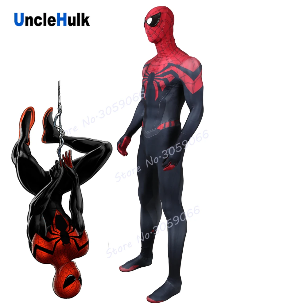 

Superior SpiderMan Lycra Zentai Cosplay Costume - including Lenses - SP528 | Unclehulk