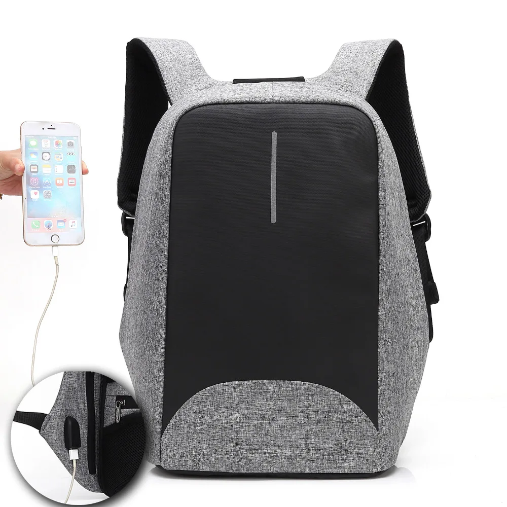 

Multifunction Men 15Inch Laptop Backpacks For Teenager Anti Theft Backpack With Charging USB Backpack Male Mochila Casual School