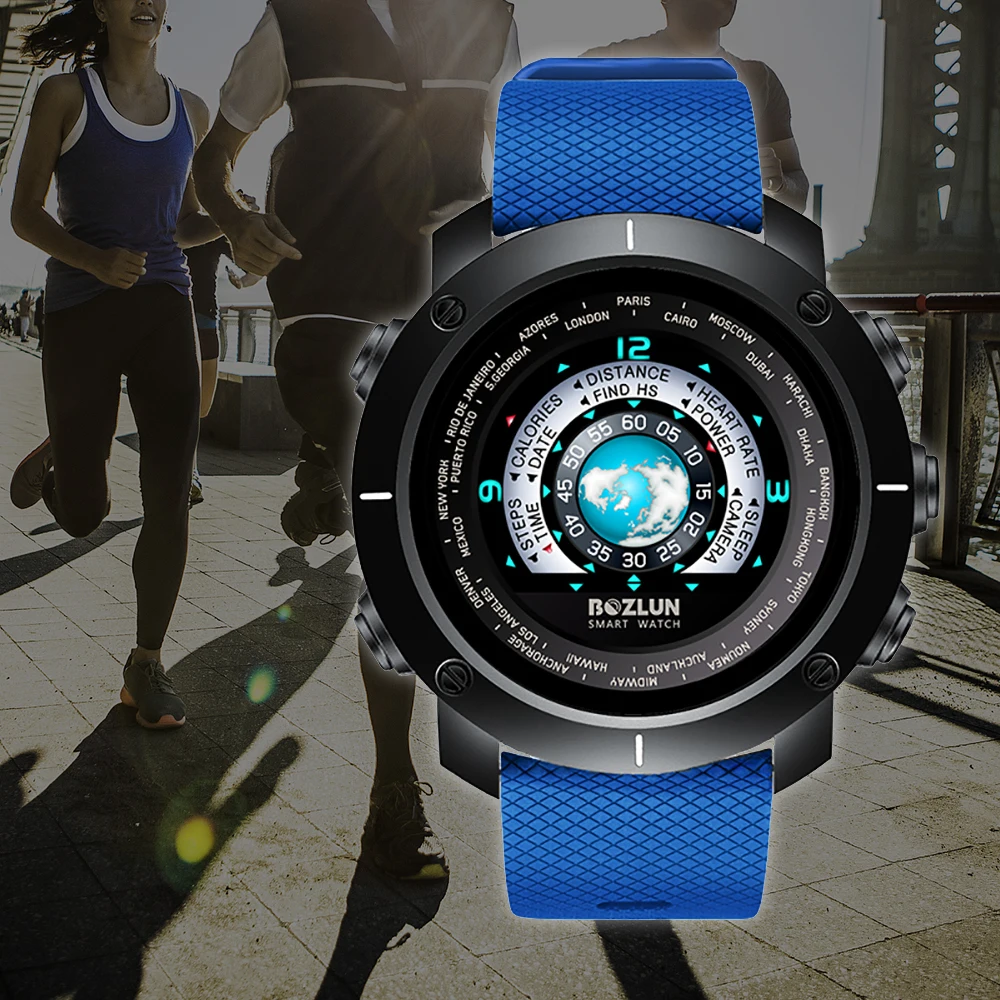 

BOZLUN Fitness Smart Watch Men Women Message Reminder 3D UI Calorie Sleep Monitor Multifunction Waterproof Sport Wrist Watch