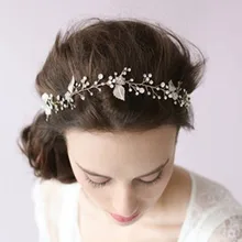 Изысканный ручной работы со стразами Свадебные tiara13