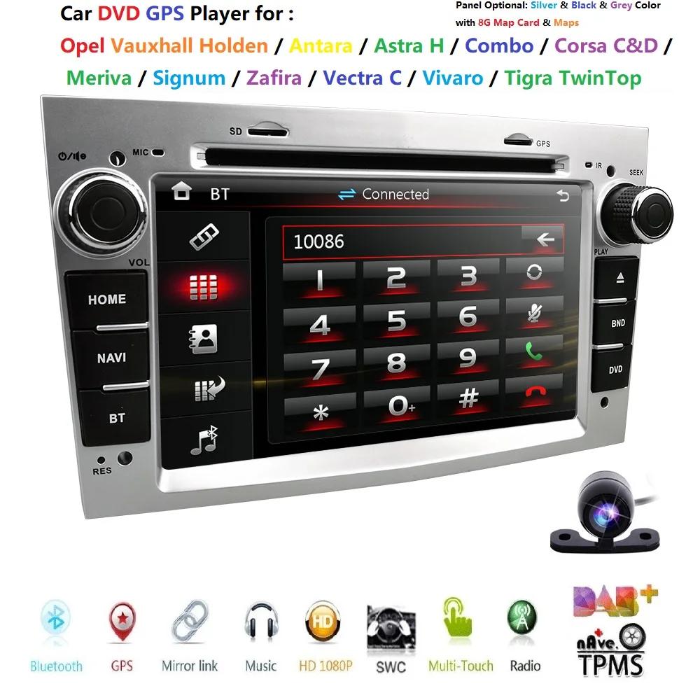 Perfect New 2 din Car DVD Stereo for Vauxhall Opel Astra H G Vectra Antara Zafira Corsa DVD GPS Radio 3 color steering wheel RDS Camera 3